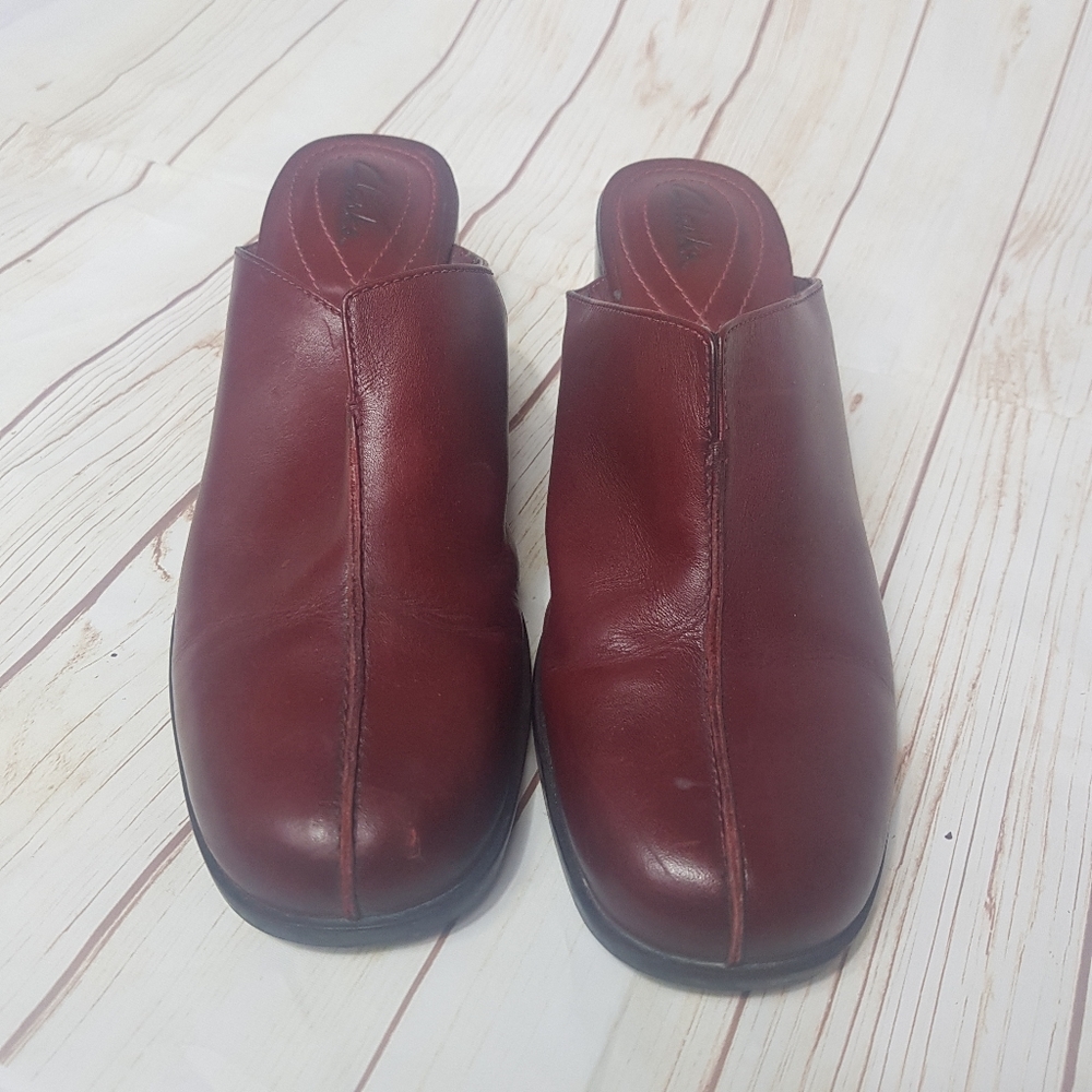 Clarks Block Heel Clogs/Mule
